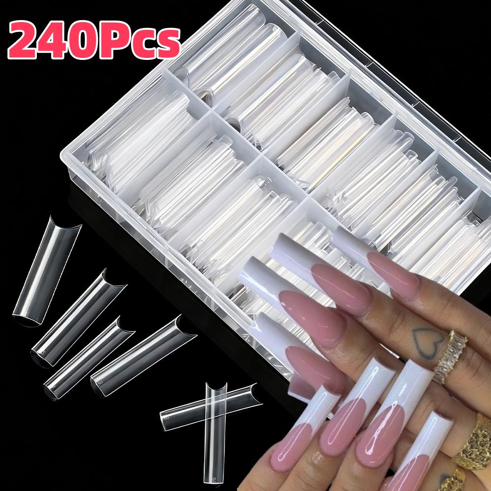 Nail Art Xxl - 240 szt. 12 Rozmiarów XXL Długie