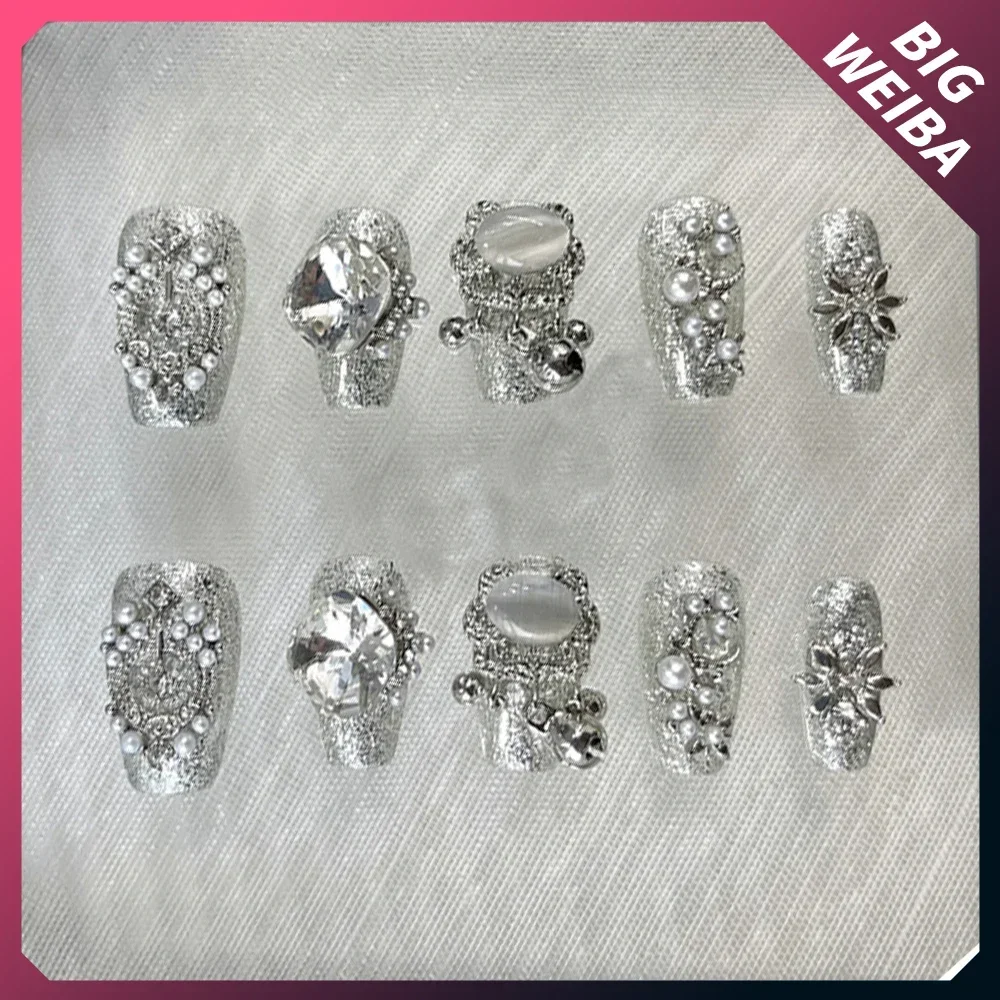 10Pcs Diy Luxury Court Shiny C – Nail Art Xs recenzja i cena