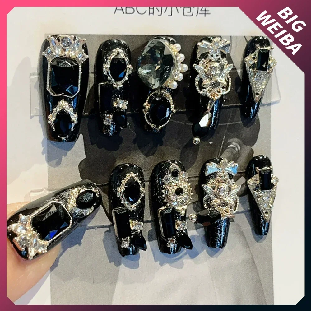 10Pcs Diy Luxury Court Shiny C – Nail Art Xs recenzja i cena