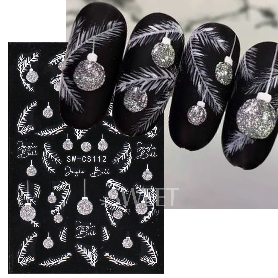 NOWA seria świąteczna naklejki – Nail Art Xmas Tree recenzja i cena