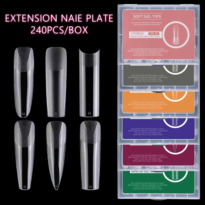 240szt XXL Długie Kwadratowe P – Nail Art Xxl recenzja i cena