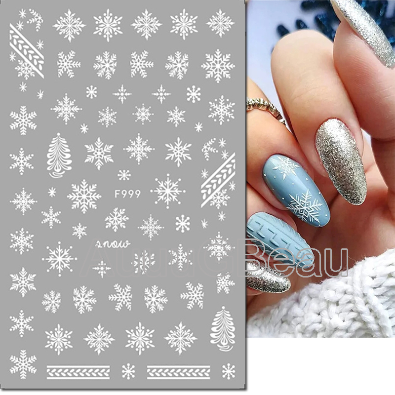 Naklejki 3D na paznokcie Świąt – Nail Art Xmas Tree recenzja i cena