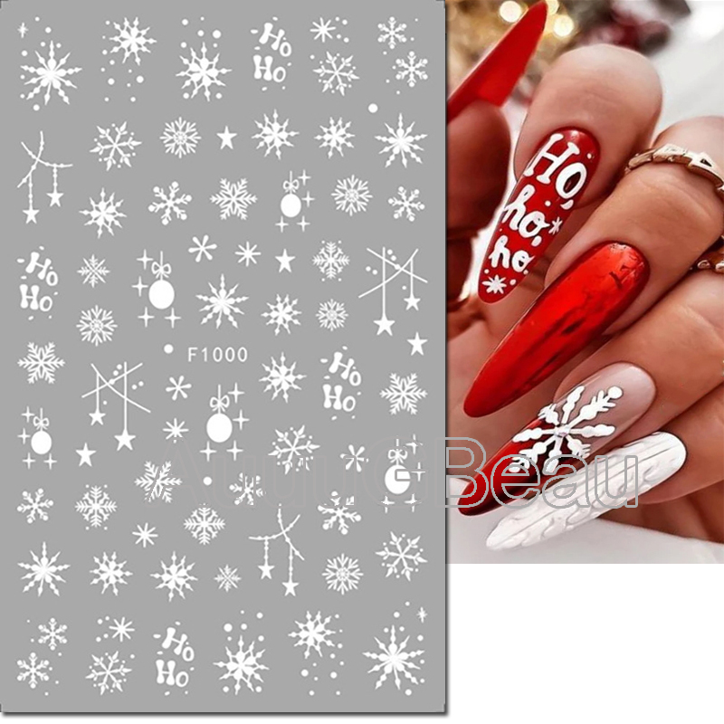 Naklejki 3D na paznokcie Świąt – Nail Art Xmas Tree recenzja i cena