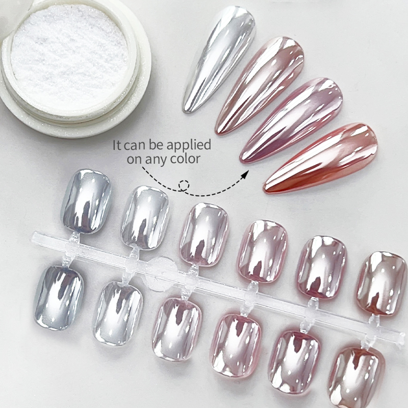 NICOLE DIARY Moonlight Mirror  – Nail Glitter Chrome recenzja i cena