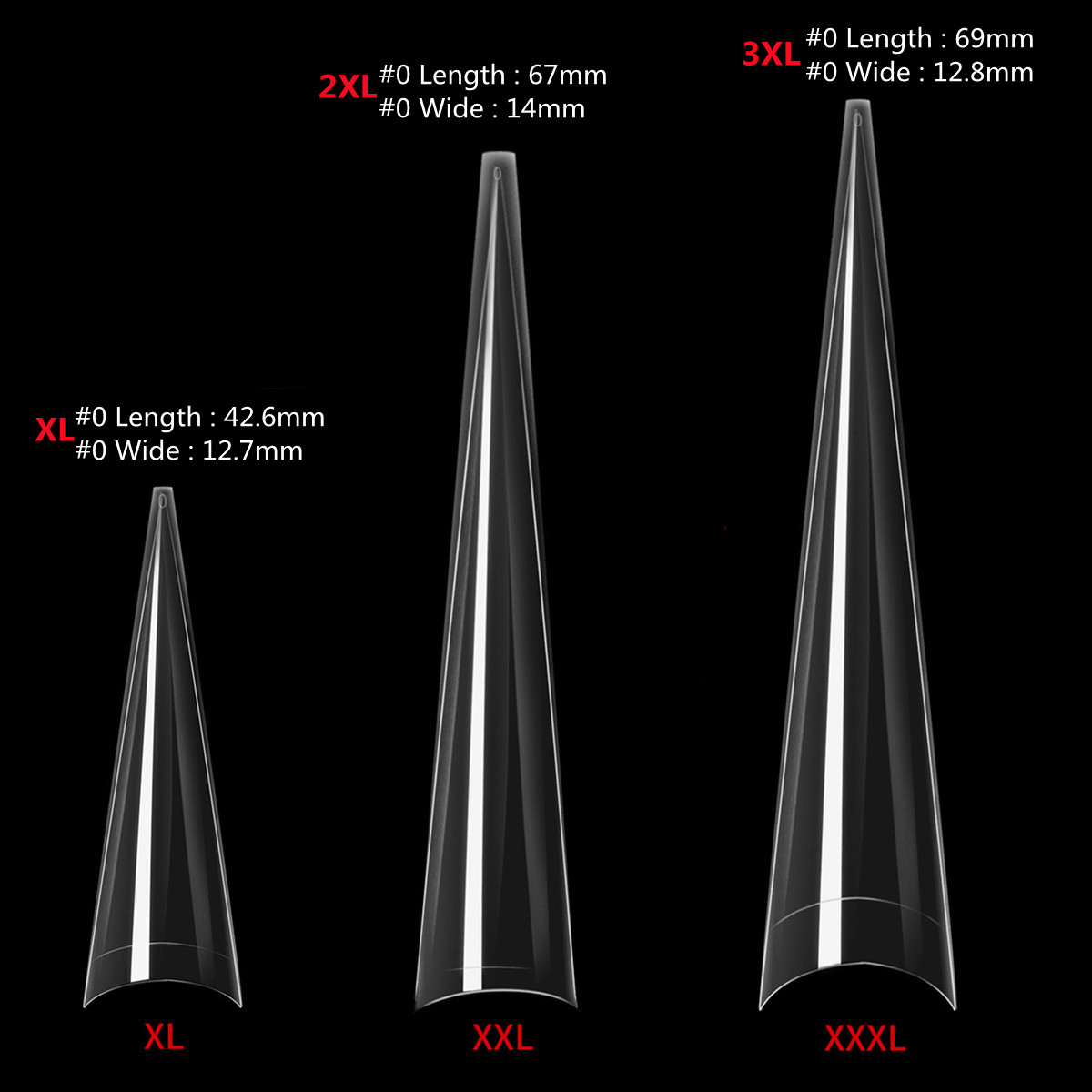 XXL Stiletto Stiletto Nails-pó – Nail Art Xxl recenzja i cena