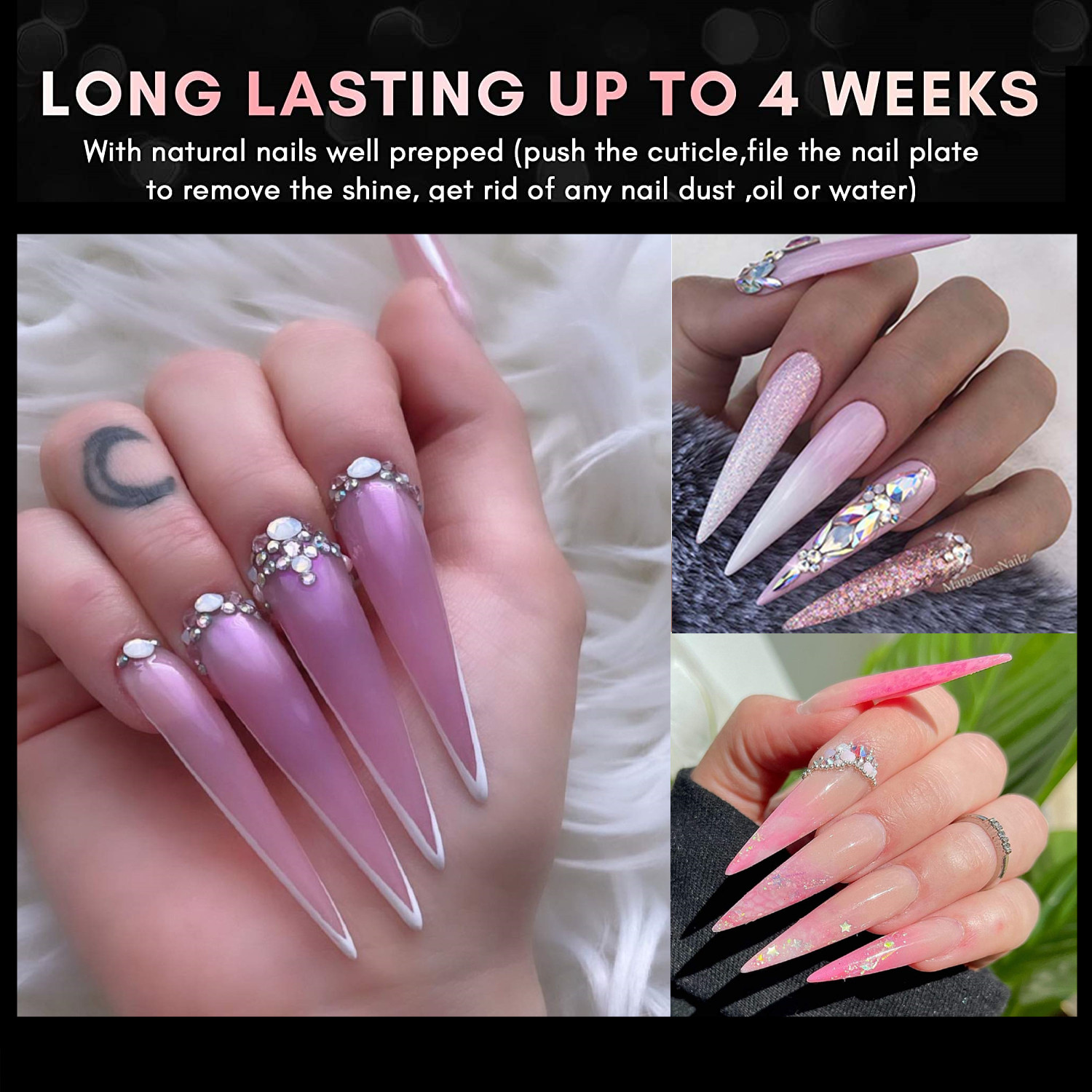 XXL Stiletto Stiletto Nails-pó – Nail Art Xxl recenzja i cena