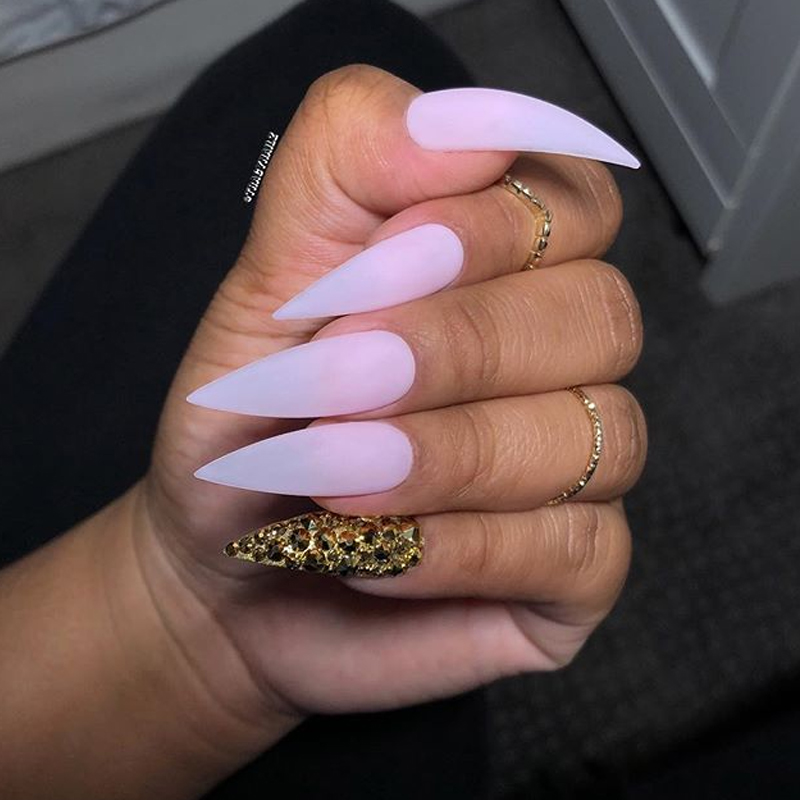 500 sztuk/partia długie migdał – Nail Art Xs recenzja i cena