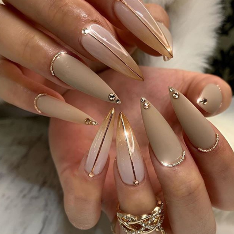 500 sztuk/partia długie migdał – Nail Art Xs recenzja i cena