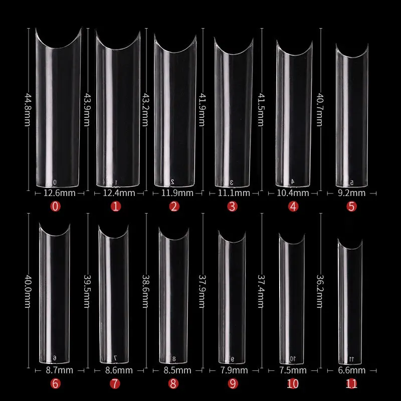 240pcs/Box XXL Extra Straight  – Nail Art Xxl recenzja i cena