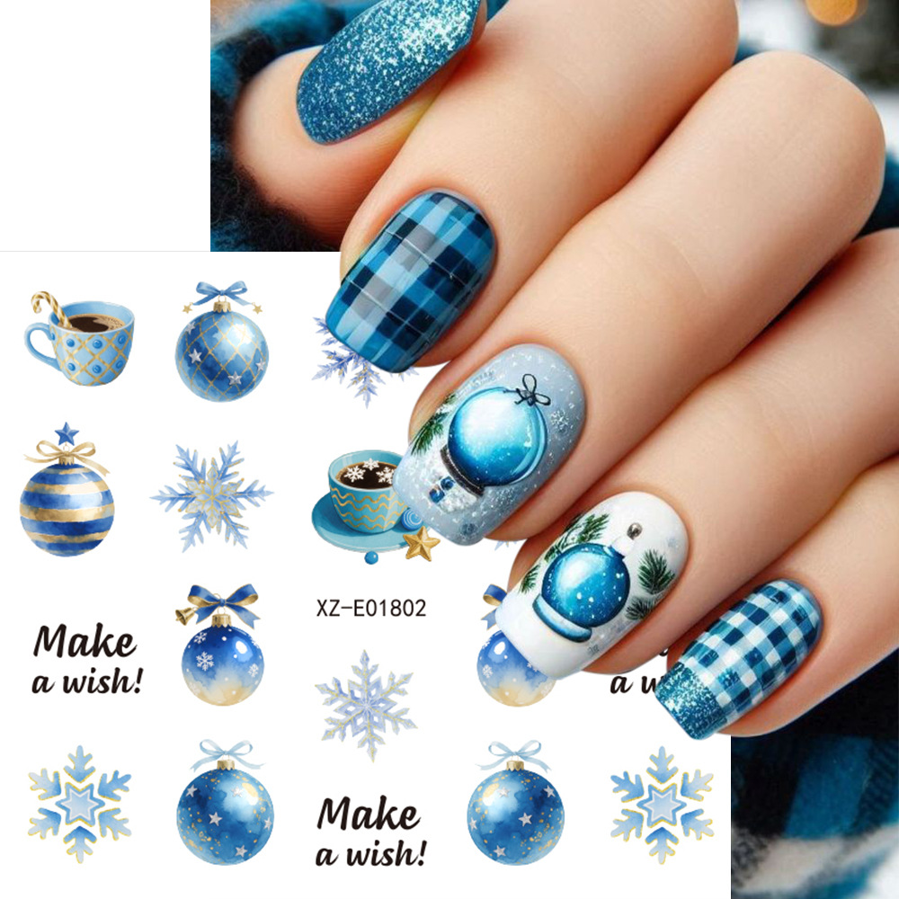 30 szt./zestaw świątecznych na – Nail Art Xmas Tree recenzja i cena