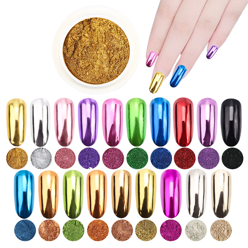 1Pc 19Colors Nail Glitter Mirr – Nail Glitter Chrome recenzja i cena