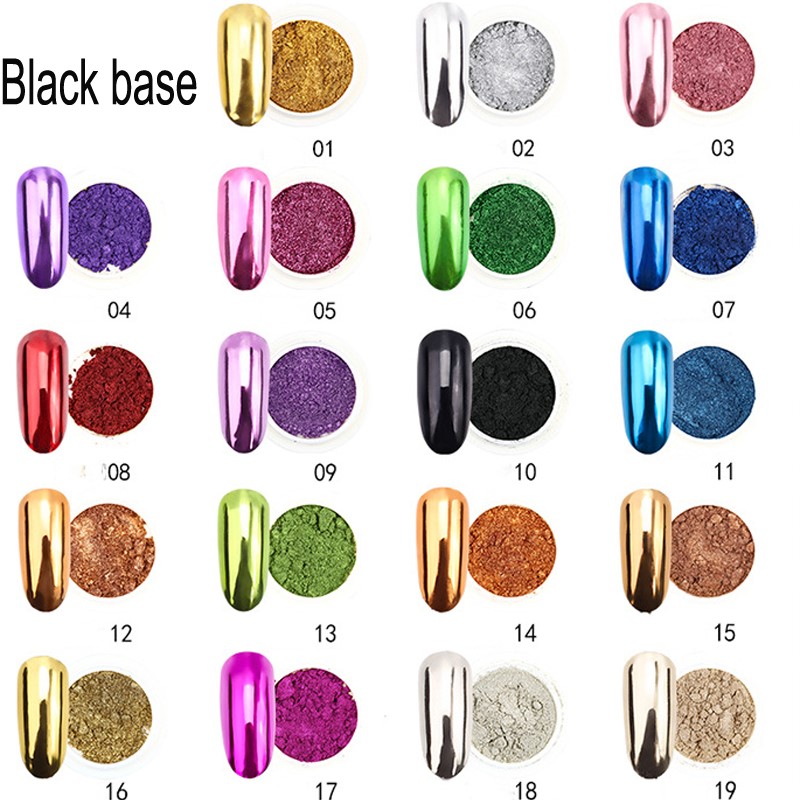1Pc 19Colors Nail Glitter Mirr – Nail Glitter Chrome recenzja i cena