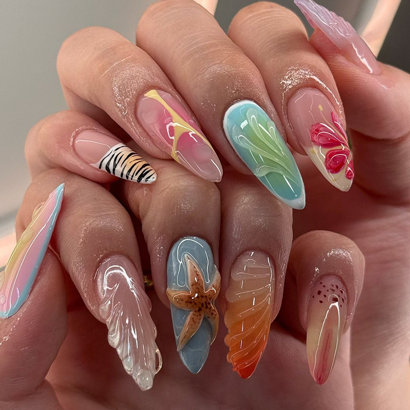24 szt. Średniej długości sztu – Nail Art Xs recenzja i cena