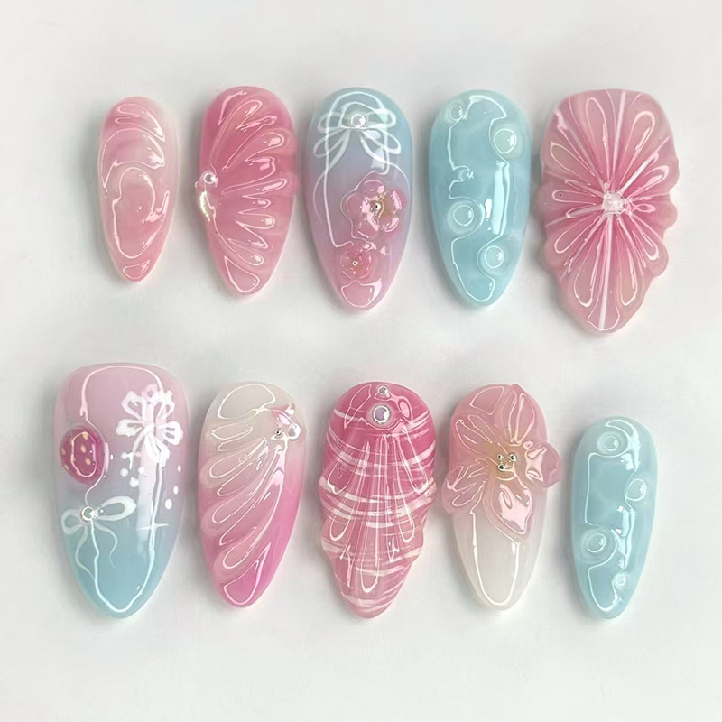 24 szt. Średniej długości sztu – Nail Art Xs recenzja i cena