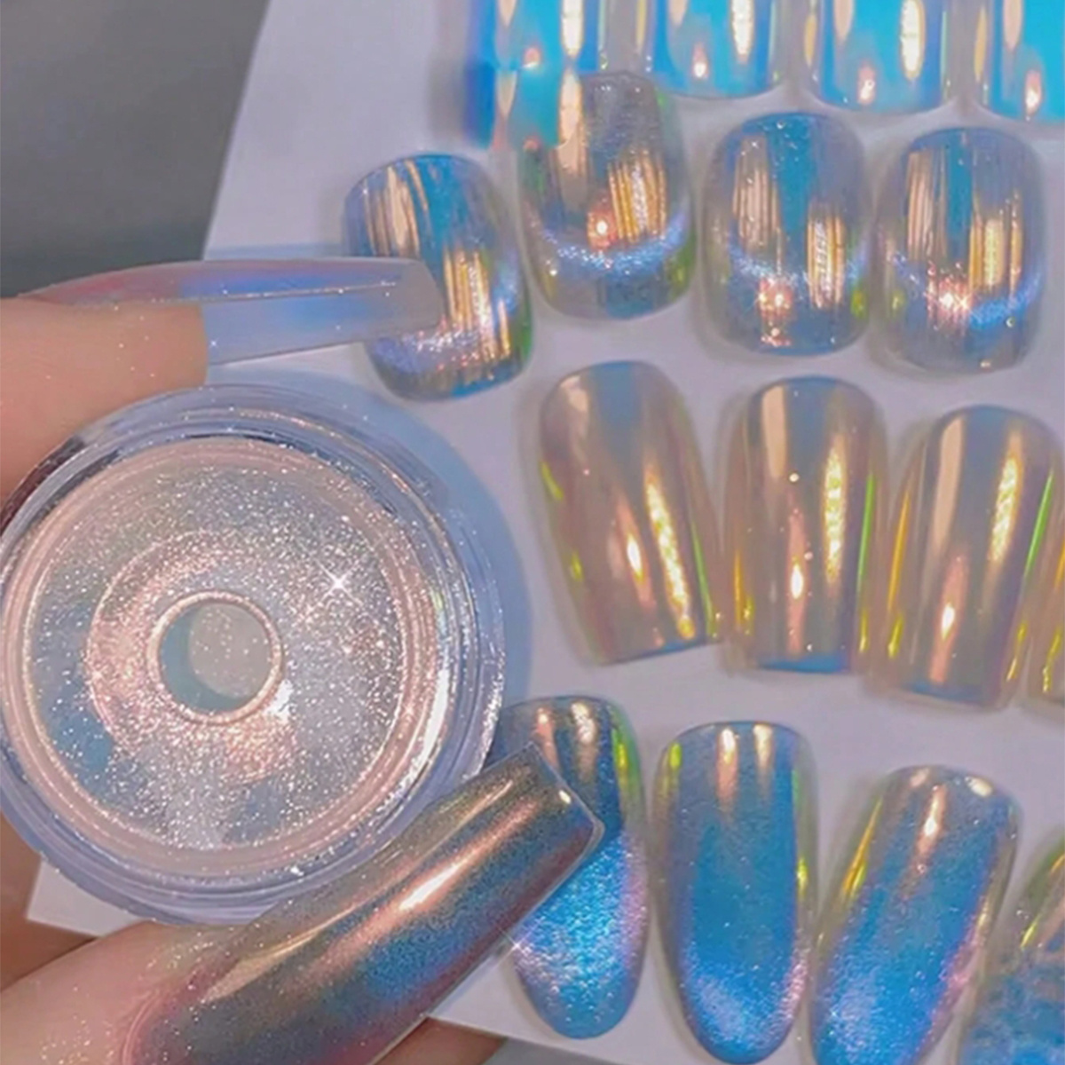 1 Proszek do paznokci Mermaid  – Nail Glitter Chrome recenzja i cena
