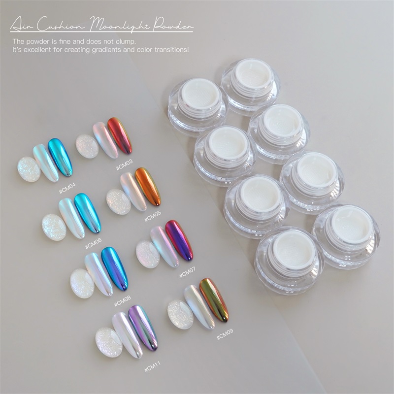 HNDO Nowy Zestaw Aurora Chrome – Nail Glitter Chrome recenzja i cena