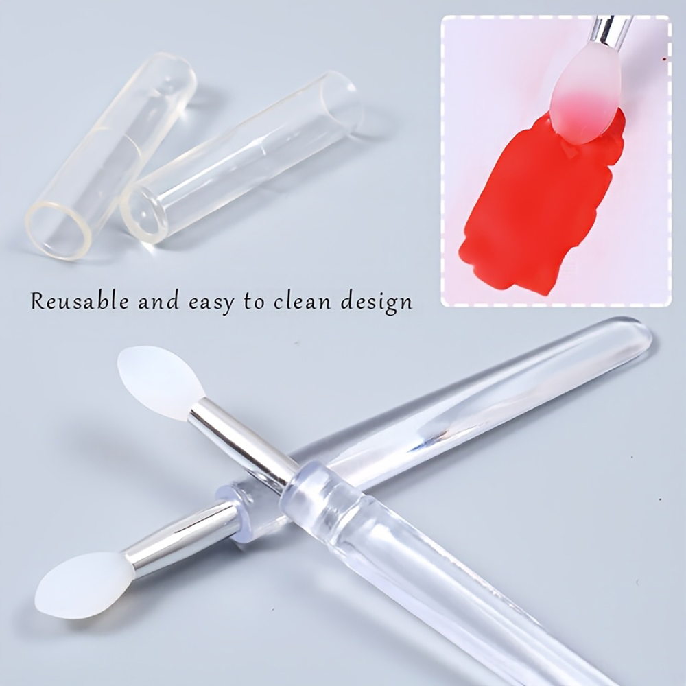 Wielorazowe silikonowe aplikat – Nail Glitter Chrome recenzja i cena
