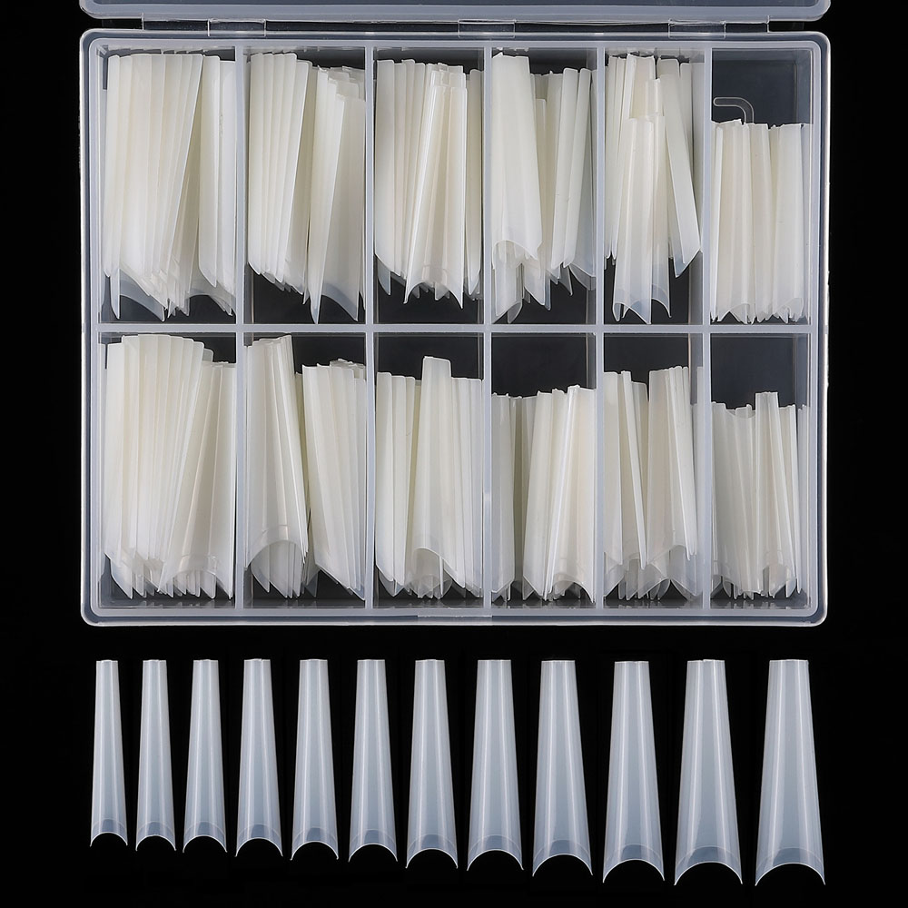240Pcs Extra Long C Curve Stra – Nail Art Xxl recenzja i cena