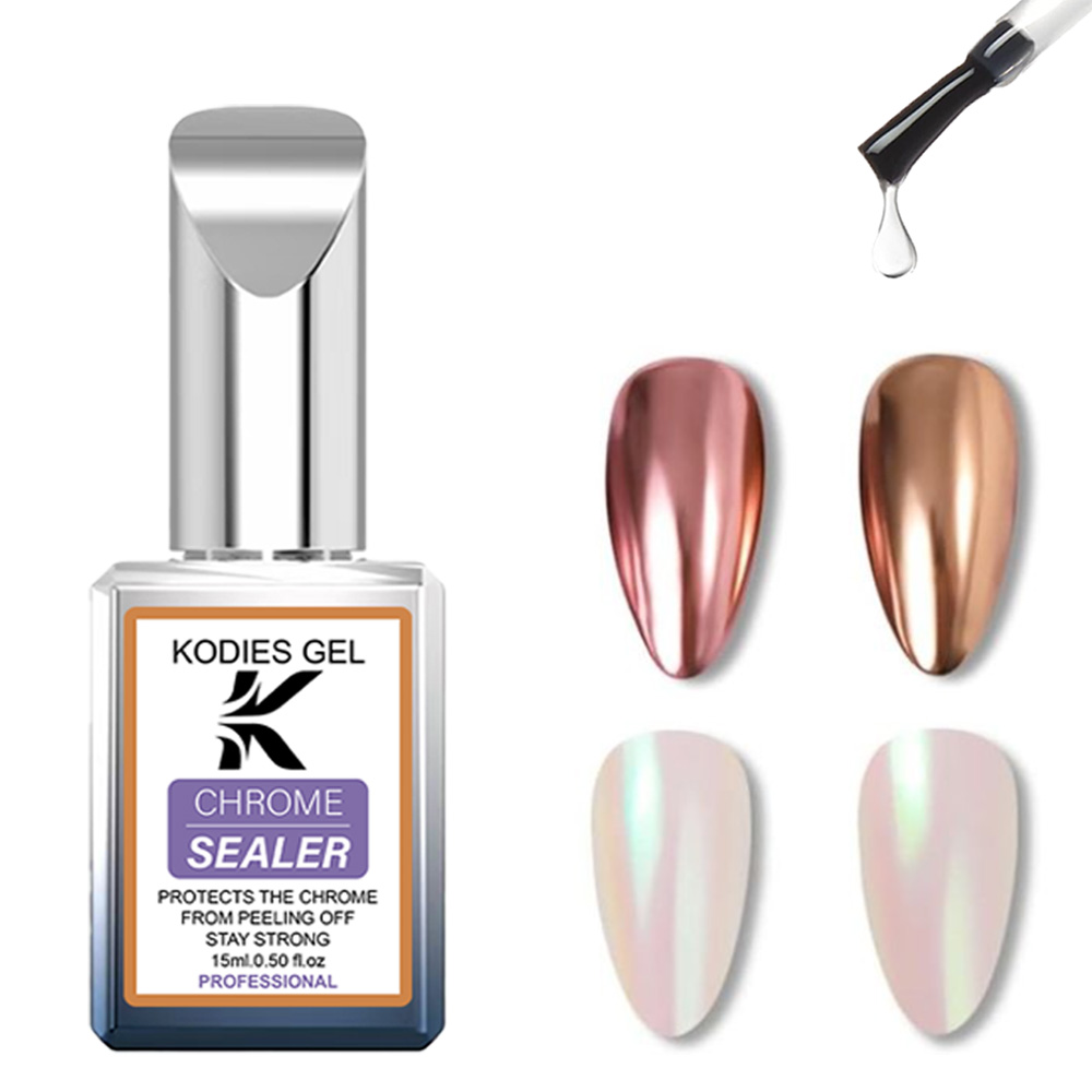 KODIES GEL Chromowany Top Coat – Nail Glitter Chrome recenzja i cena