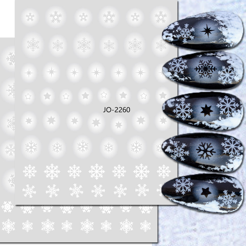 Nail Art 3d naklejki białe pus – Nail Art Xmas Tree recenzja i cena
