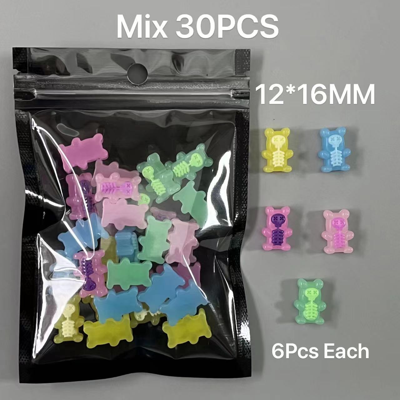 30Pcs Mix Cartoon Bear Bunny H – Nail Art Xxl recenzja i cena