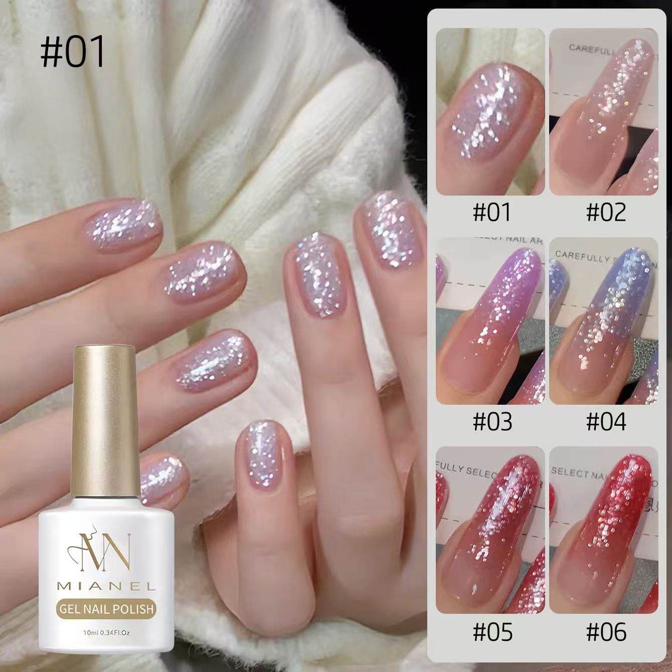 MIANEL 10ml Brokatowy Lakier H – Nail Art Trend 2026 recenzja i cena