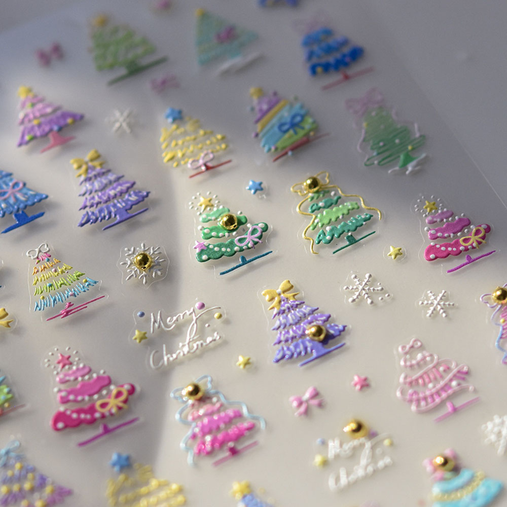 Świąteczne naklejki do paznokc – Nail Art Xmas Tree recenzja i cena