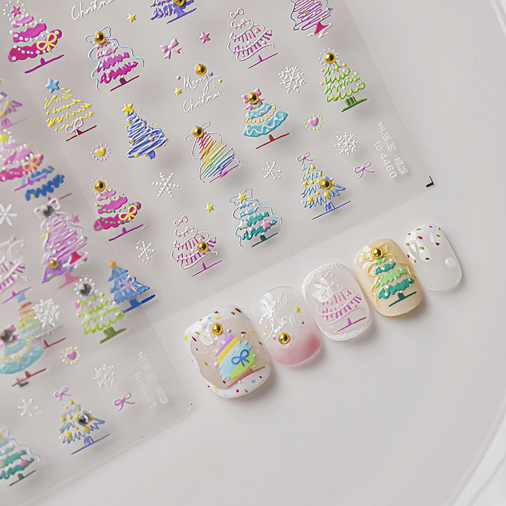 Świąteczne naklejki do paznokc – Nail Art Xmas Tree recenzja i cena