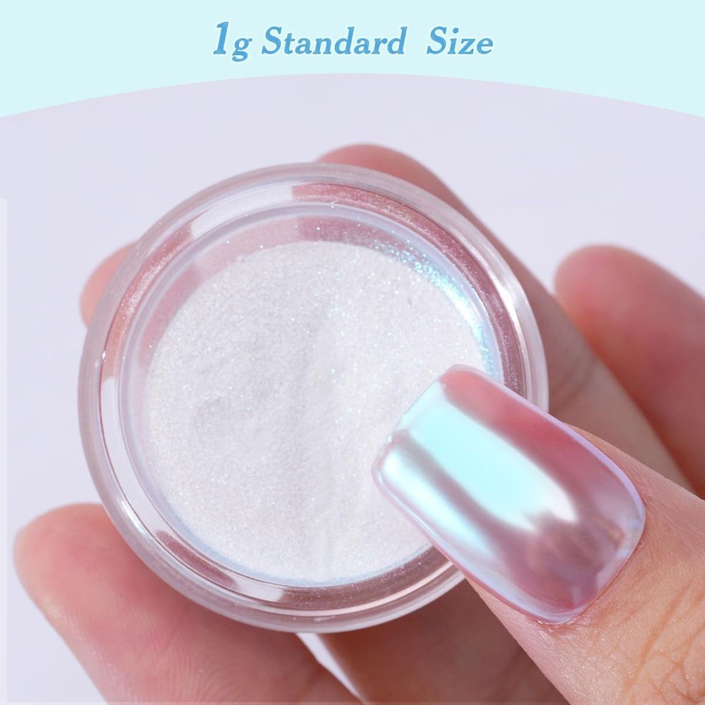 Puder chromowany do paznokci,  – Nail Glitter Chrome recenzja i cena
